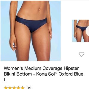 Kona Sol NEW Swim Bikini Bottoms